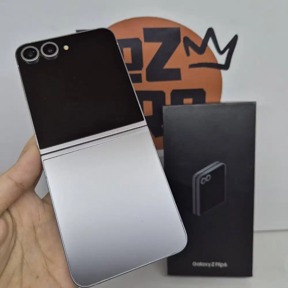 Samsung Galaxy Z Flip 6 12/256GB Silver No Minus No Kendala