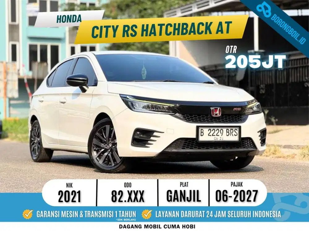 Pajak Panjang Honda City RS HB AT Putih 2021