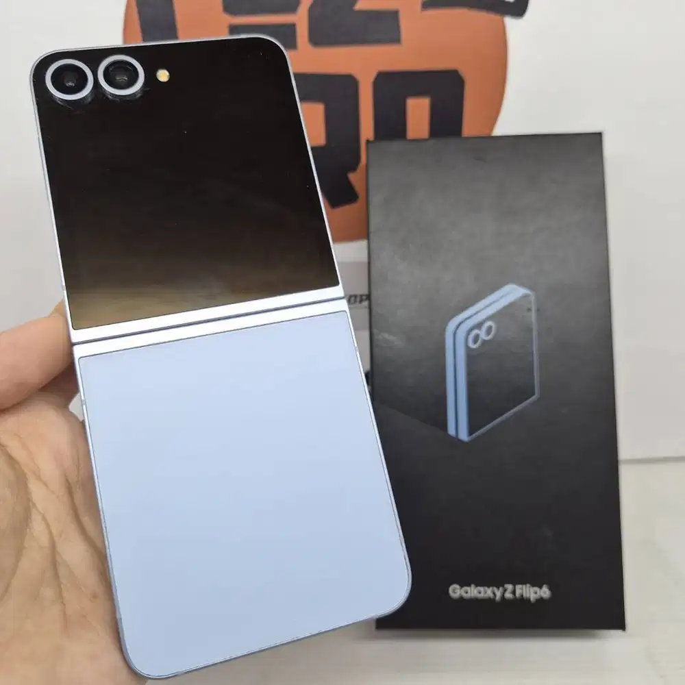 Samsung Z Flip 6 12/256GB BLUE FULLSET Mulus No Minus