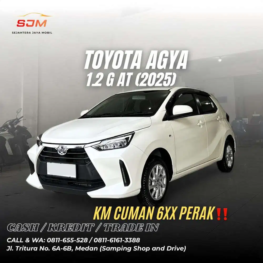 TOYOTA AGYA 1.2 G AT 2025