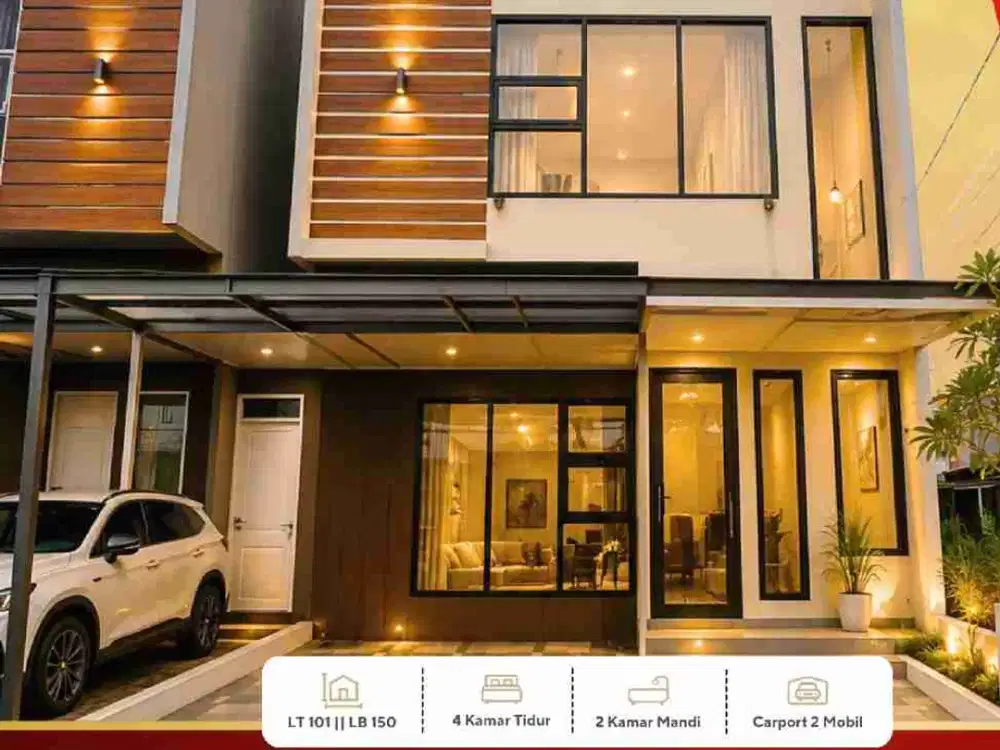 (DISKON 81 JT) RUMAH BEKASI TIMUR SEMI FURNISH | ROOFTOP | DKT GRAND WISATA