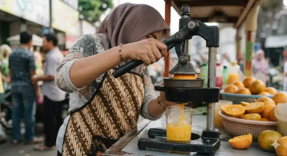 DICARI KARYAWAN JAGA BOOTH ES JERUK