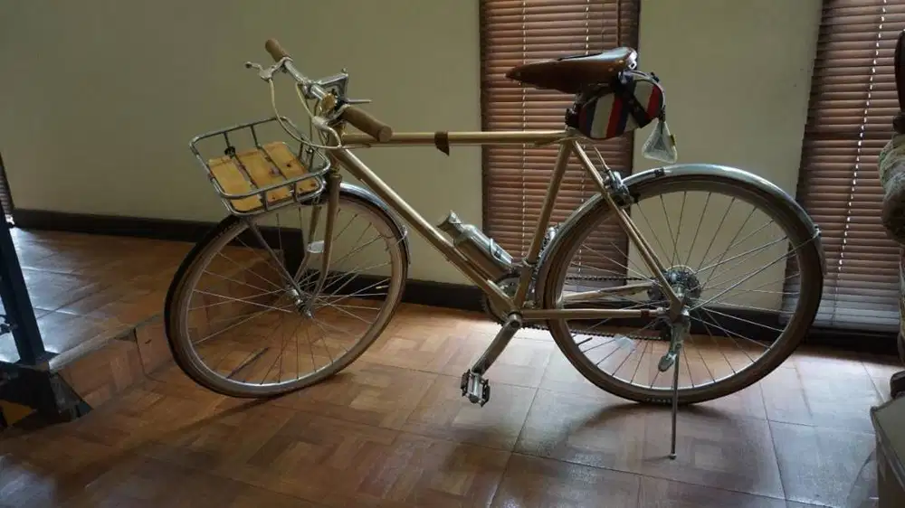 Sepeda Classic Commuter / Touring Custom Gold - Sadel Brooks B17 Leath