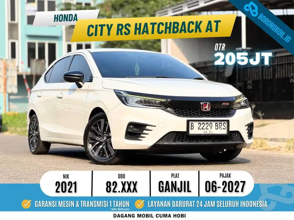 HONDA CITY RS HB AT 2021 PUTIH FAVORIT