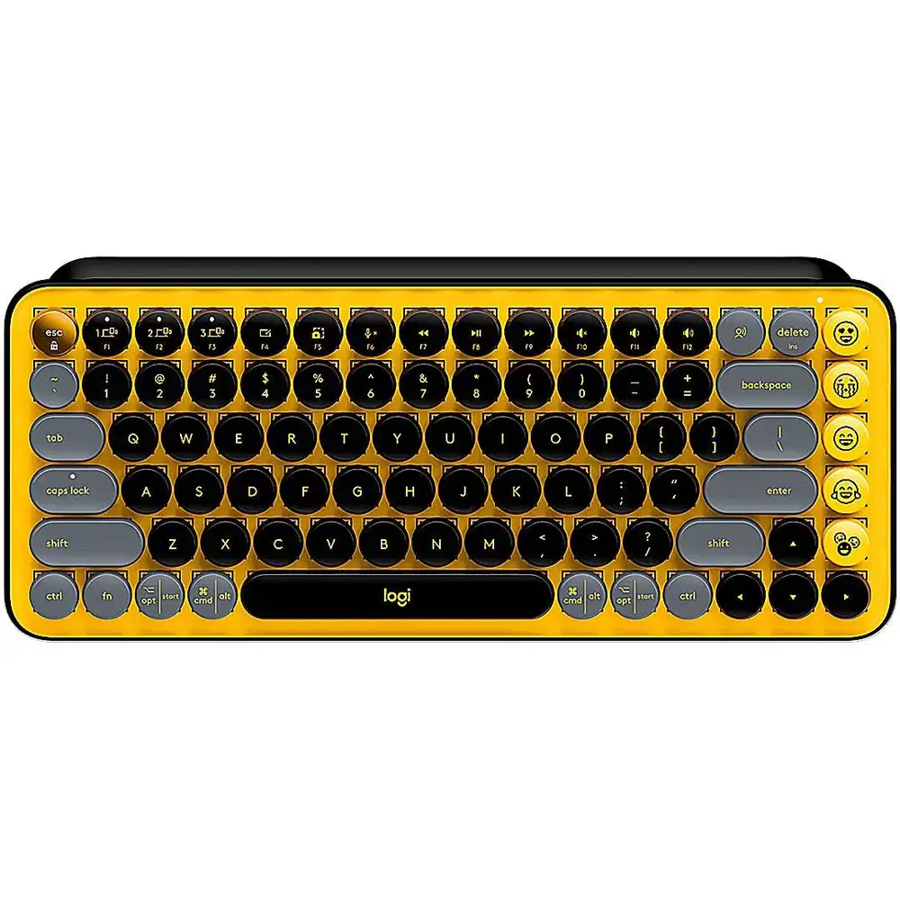 260715B Original Logitech Pop Keys Blast Yellow BNIB Mechanical Blueto