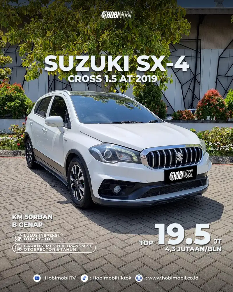 GARANSI MESIN 5 TAHUN Suzuki SX4 S-Cross 2019