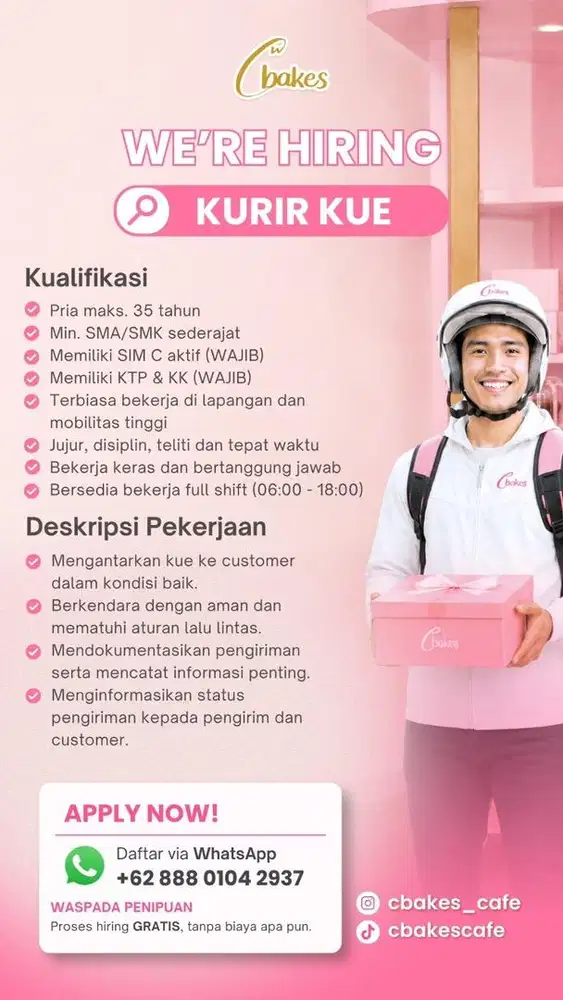 KURIR MOTOR KUE