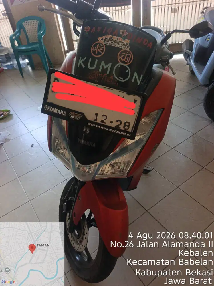 Jual yamaha lexy 2018 merun