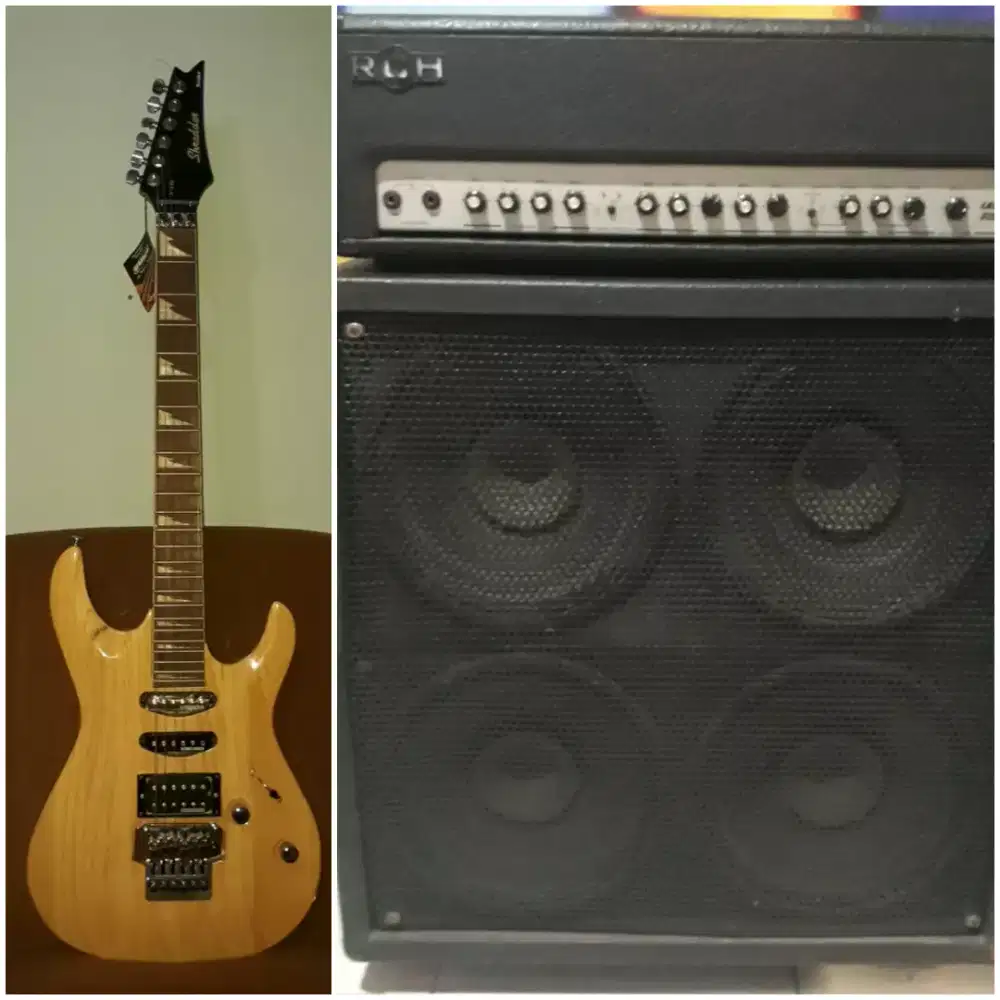 Shredder gitar + head kabinet 12 X 4