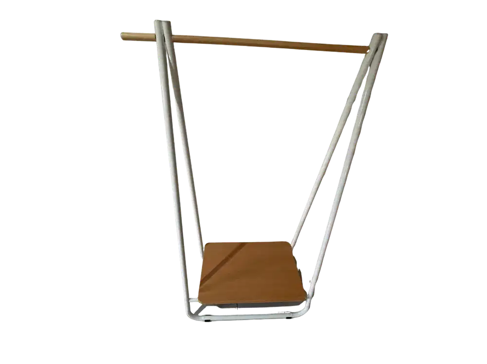 Rak Gantung Industrial Minimalis – Besi & Kayu