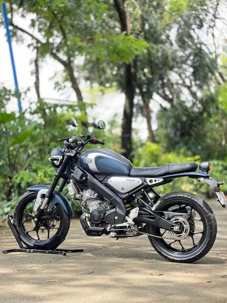 YAMAHA XSR 155 2023 BIRU DOFF KM RENDAH KAYAK BARU