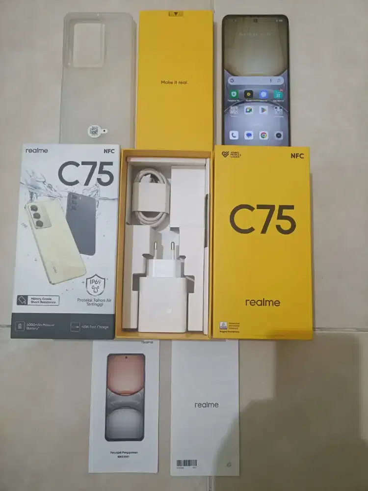 Realme C75 seperti baru