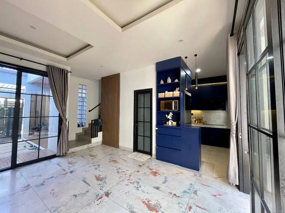 Dijual Rumah Furnish With Custom Interior Di Cluster Ciwaruga Bandung