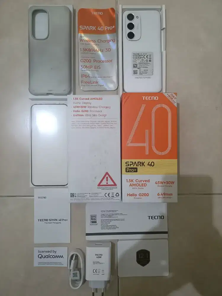 Tecno spark 40 pro plus seperti baru