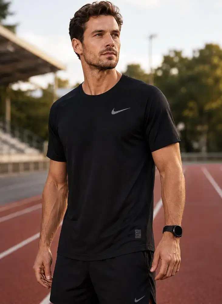 Nike Running T-shirt Black