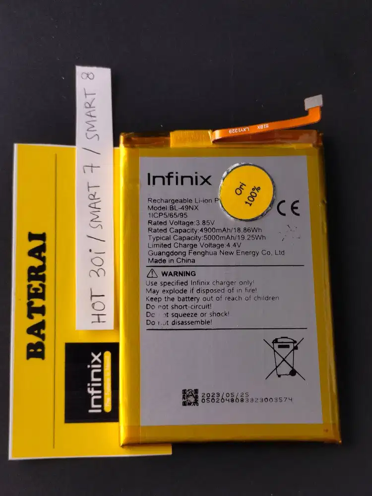 Baterai Infinix BL-49NX /INFINIX HOT 30I X669C/ INFINIX HOT 40i X6528B