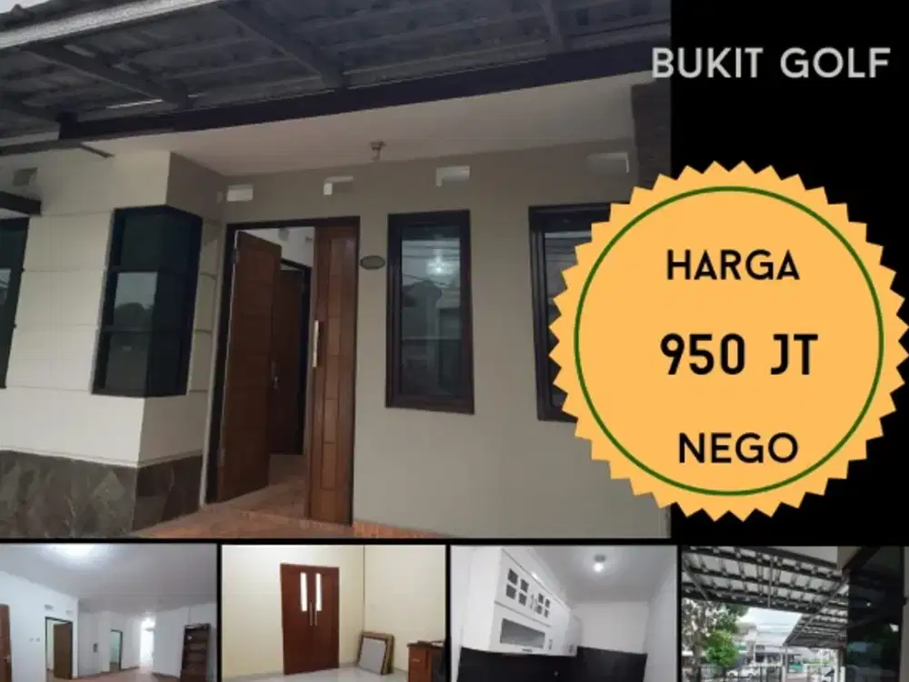 DIJUAL RUMAH DI BUKIT GOLF