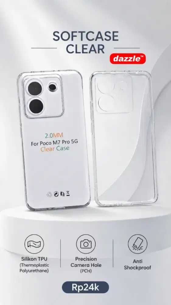 Softcase Clear Iphone and Android
