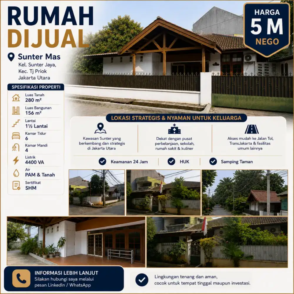 RUMAH + KONTRAKAN STRATEGIS