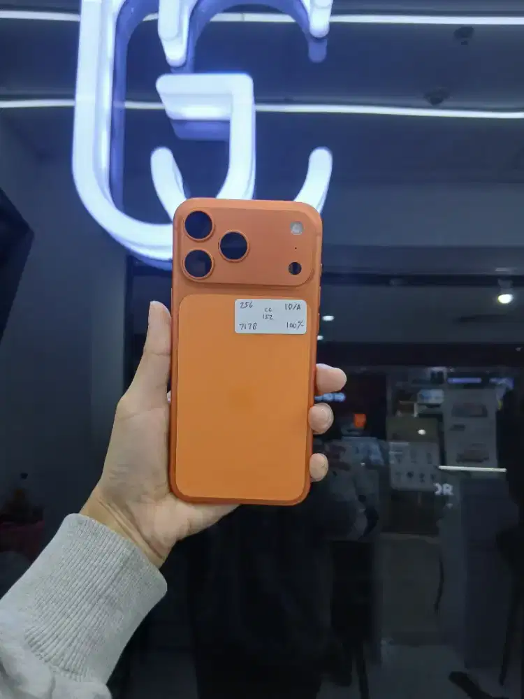 Iphone 17 pro max 256gb cosmic orange garansi resmi ibox