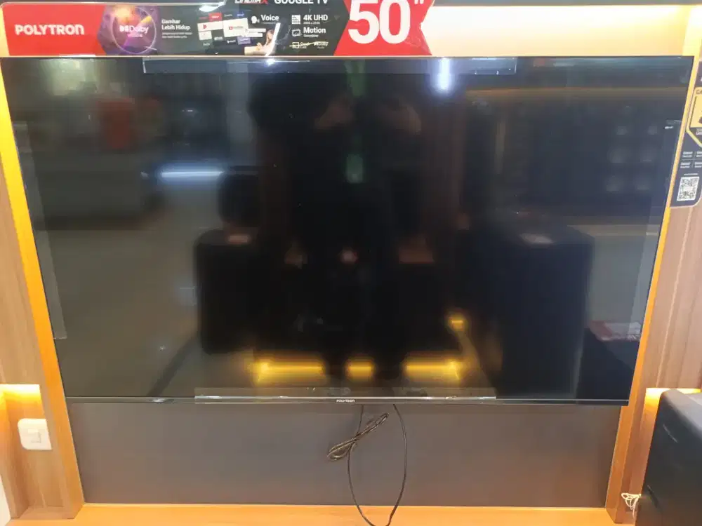 Polytron TV PLD 50'inch UG 3059 (Free Bracket) cashback 200rb