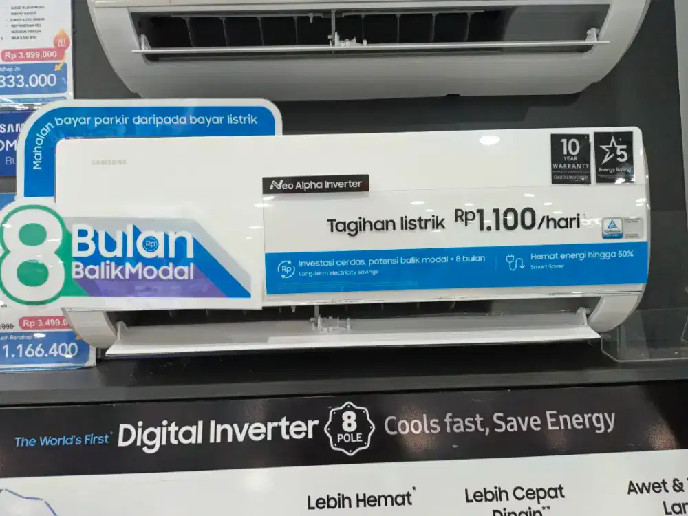 Kredit AC samsung 1/2 pk promo tanp dp