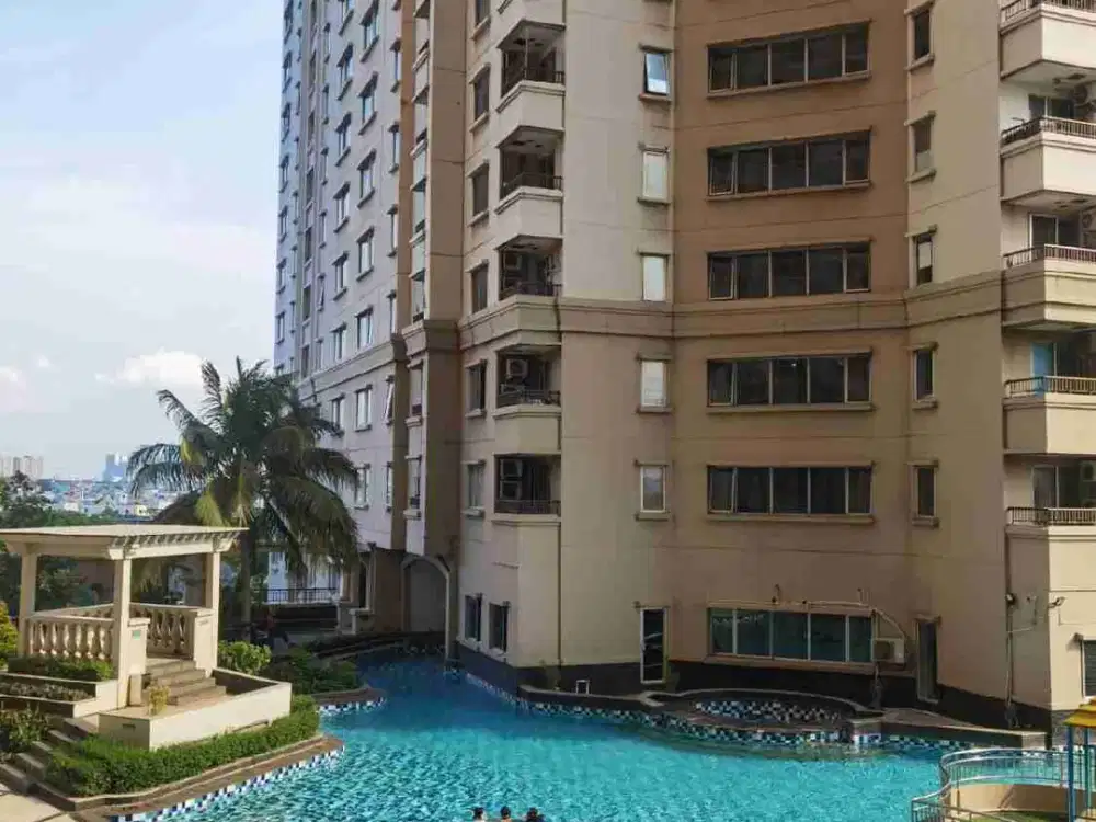 Mediterania Ancol 1BR - Full Furnish View Pool Harga Include IPL
