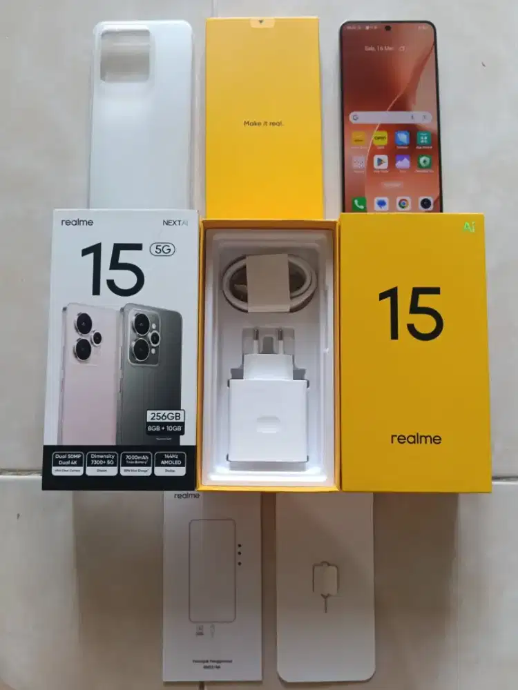 Realme 15 5G seperti baru 8/256