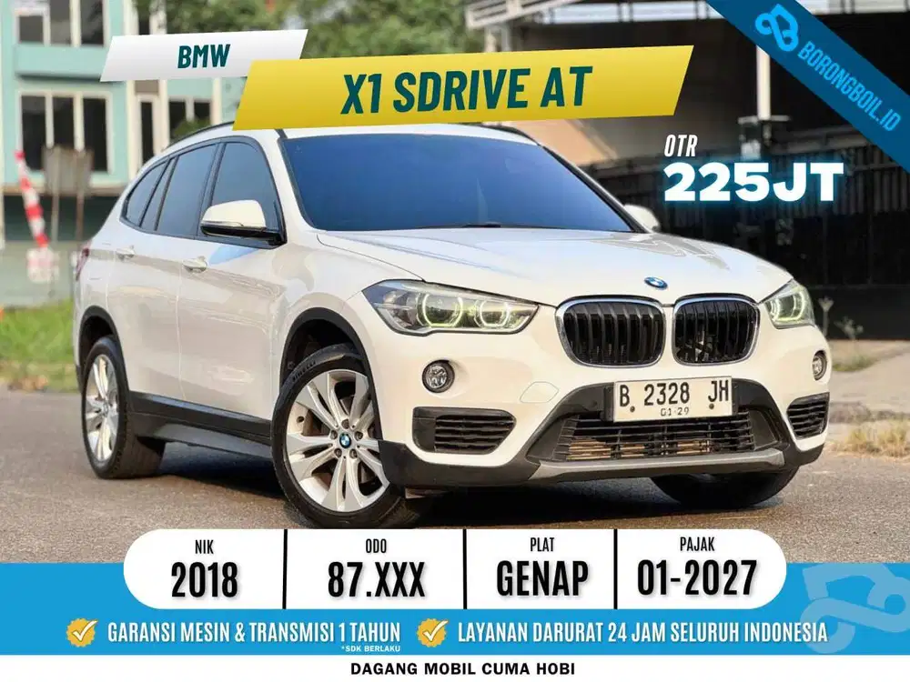 BMW X1 Sdrive AT 2018 Putih DP 10 JUTA
