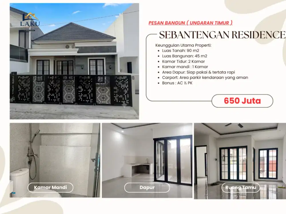 Peluang Emas! Rumah Strategis Dekat Jalan Raya Semarang-Solo Siap Bangun Desain Custom