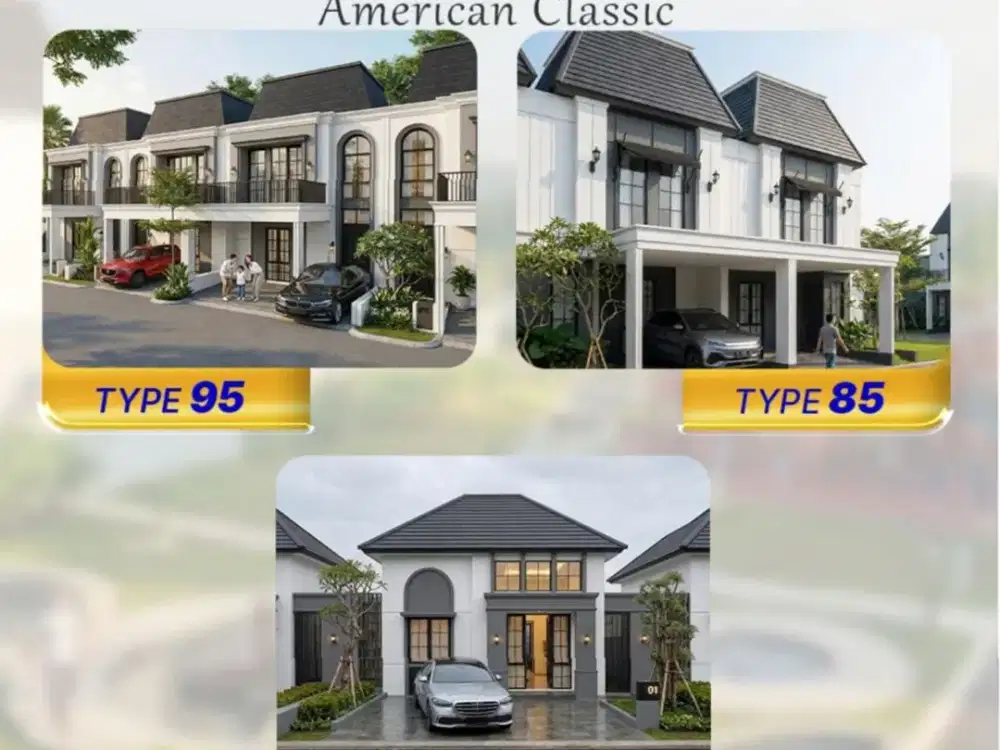 RUMAH MEWAH AMERICAN CLASSIC DI KOTA KLATEN BERSINAR