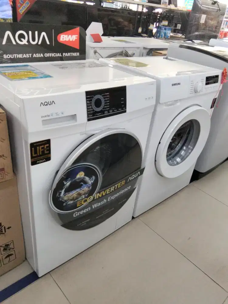 MESIN CUCI FRONT LOADING BISA CICILAN PAKAI HOMECREDIT