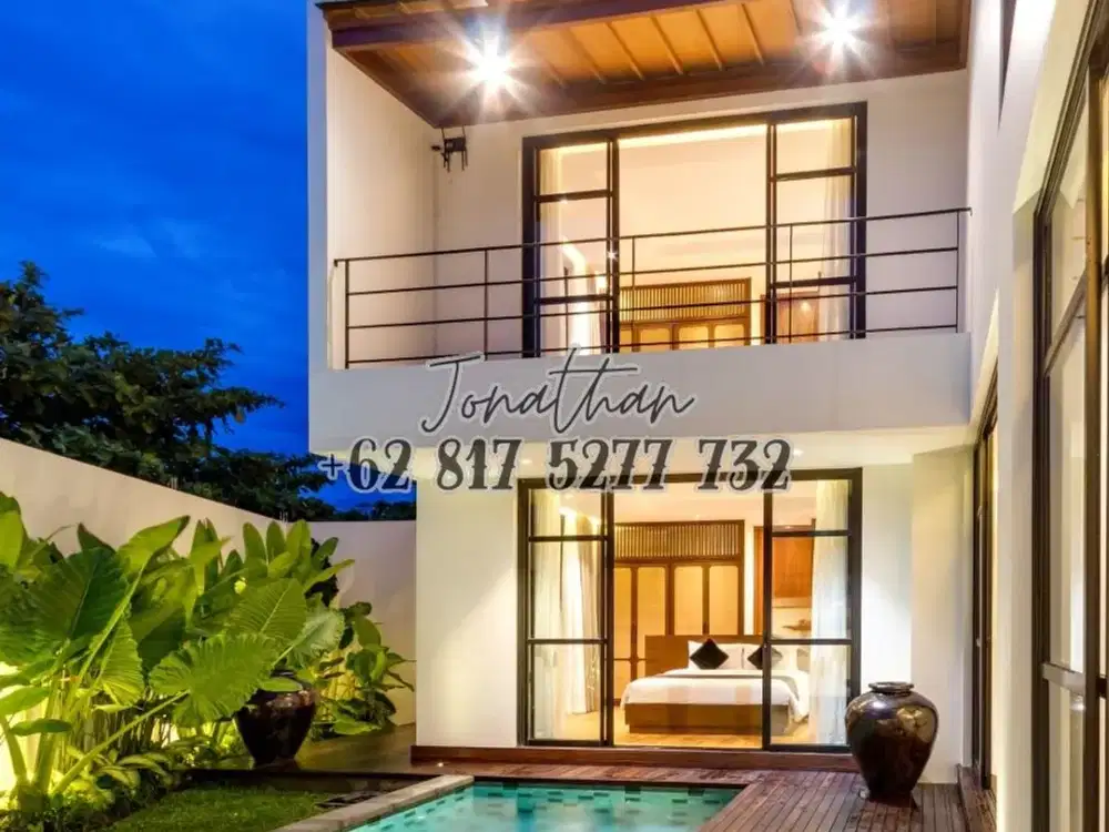 3 UNIT VILLA MEWAH BRAND NEW DI CANGGU BERAWA – WALKING DISTANCE KE RESTORAN DAN SEKOLAH INTERNASIONAL - VSAAN