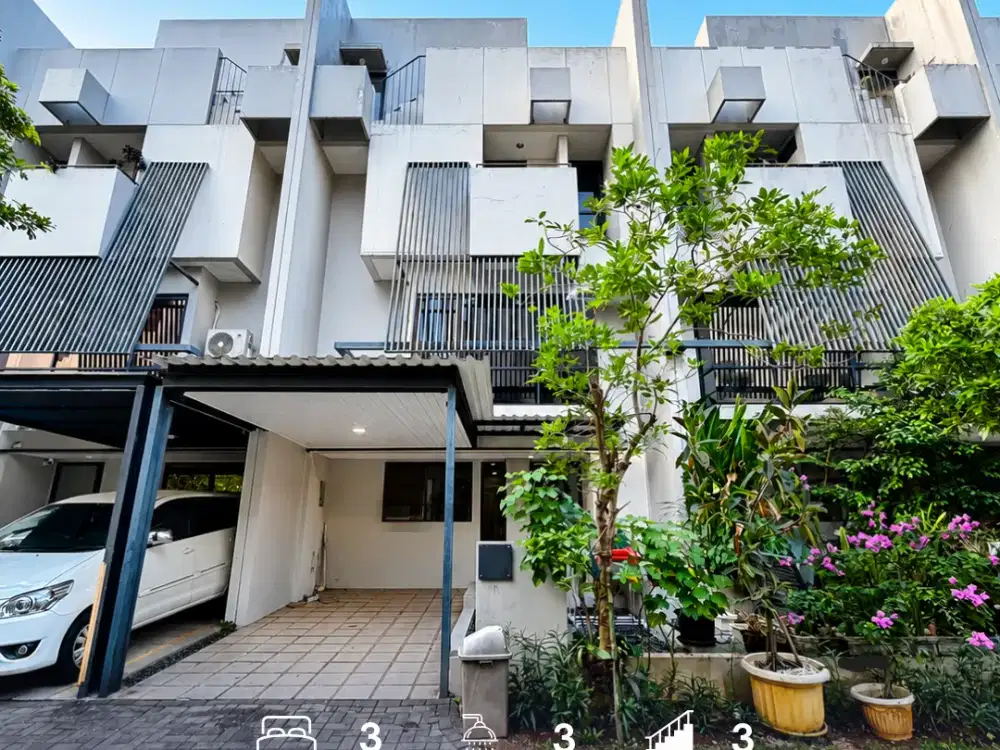Rumah Furnished 3 Lantai Siap Huni di BSD City