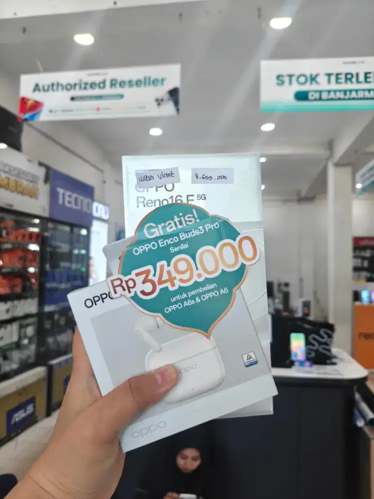Ready oppo reno 16 gratis encobuds 3pro garansi resmi