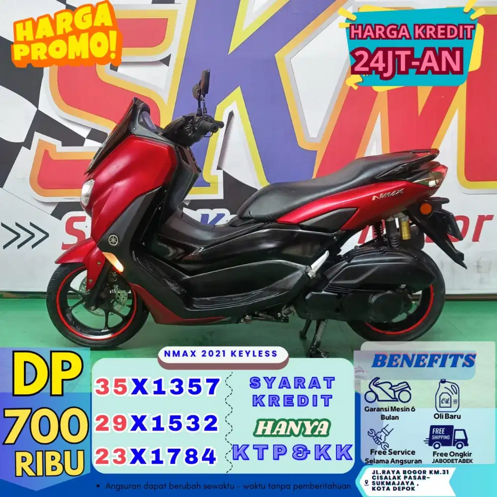 ( promo dp 700 langsung bawa pulang nmax tahun 2021) cash credit