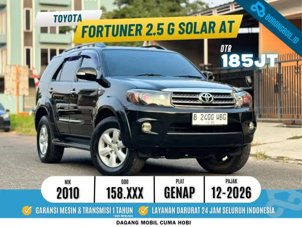 Suspensi Nyaman!! Fortuner 2.5 G Solar 2010