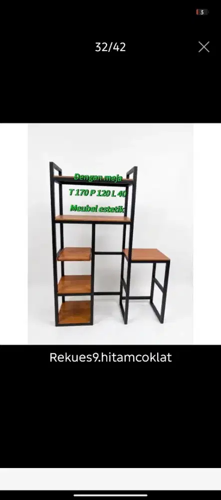 Rak dapur rak microwave rak dispenser rak magic com kayu kuat