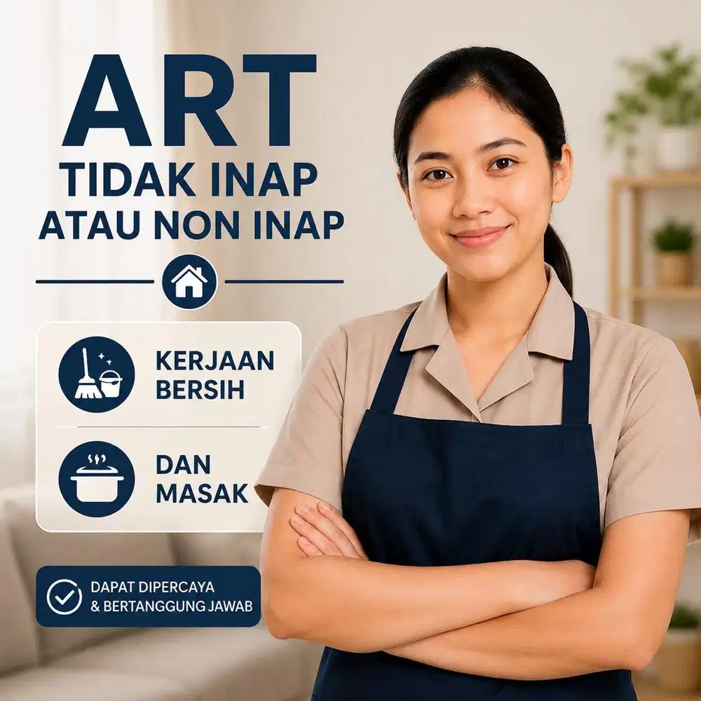 Asisten Rumah Tangga (ART) - Bersih & Masak