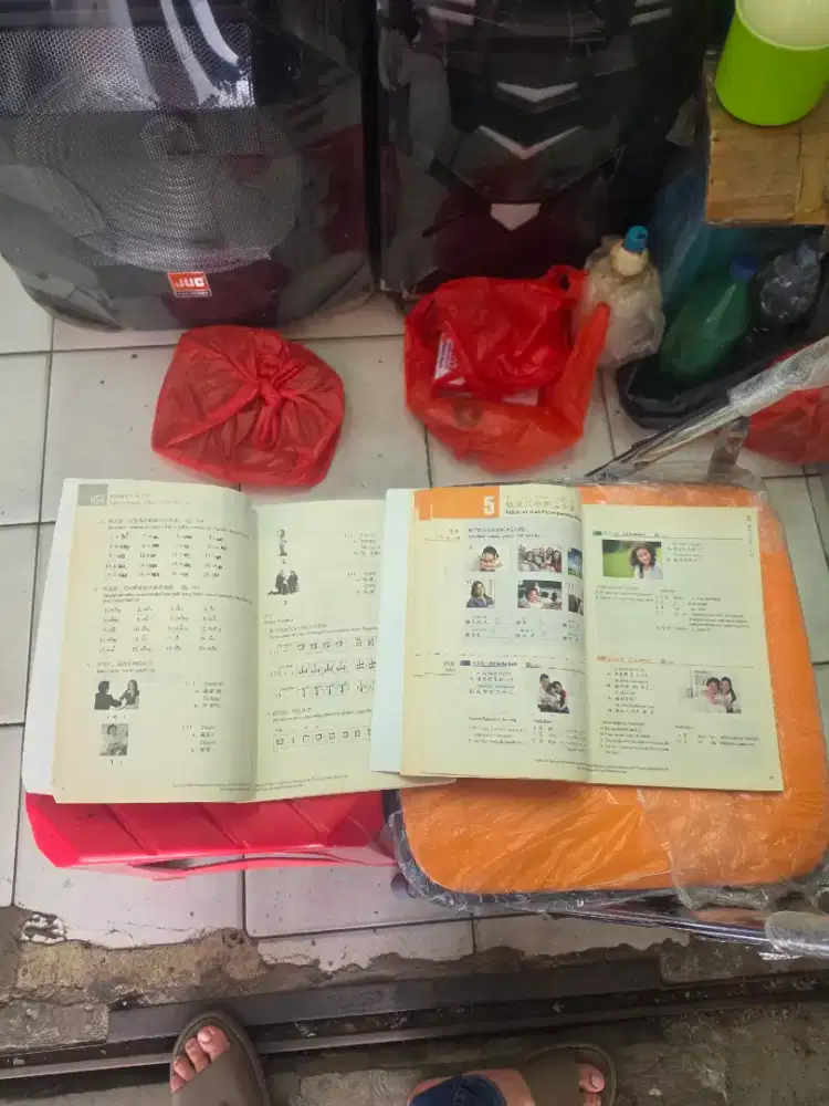 Buku Panduan Persiapan HSK 1 Mandarin Paket 2buku Harga Murah Bekas