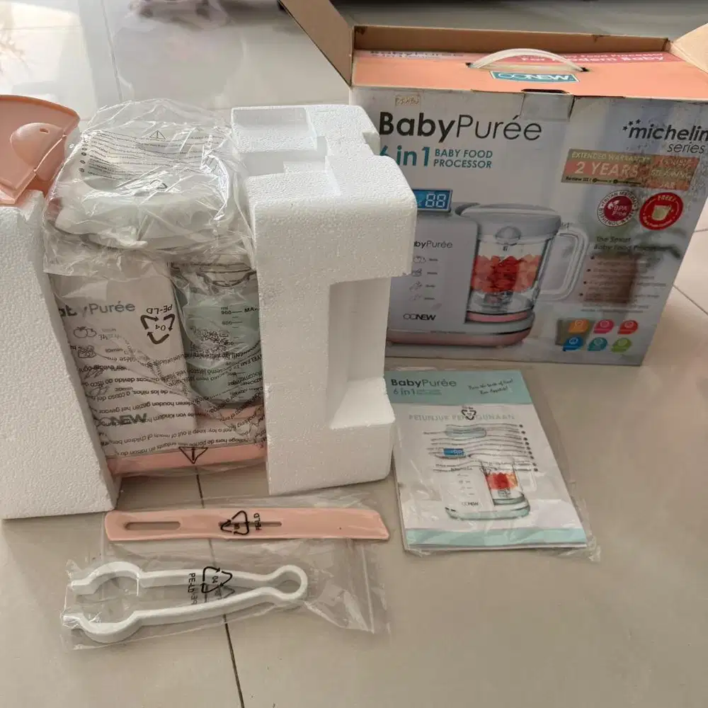 Alat MPASI - Baby Puree 6in1 Food Processor