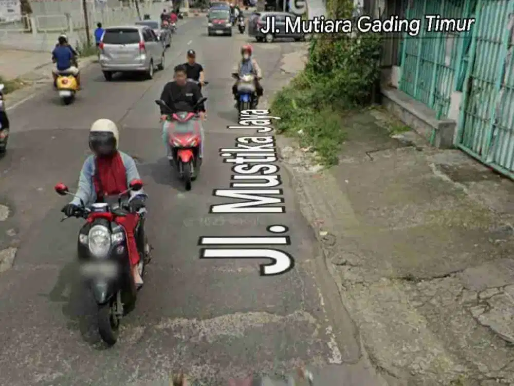 Tanah murah di jalan raya mustika jaya nempel perumahan mutiara gading timur grand wisata