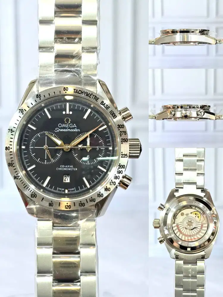 JAM TANGAN OMGA Speedmaster Professional Moonwatch Apollo XVII Chain