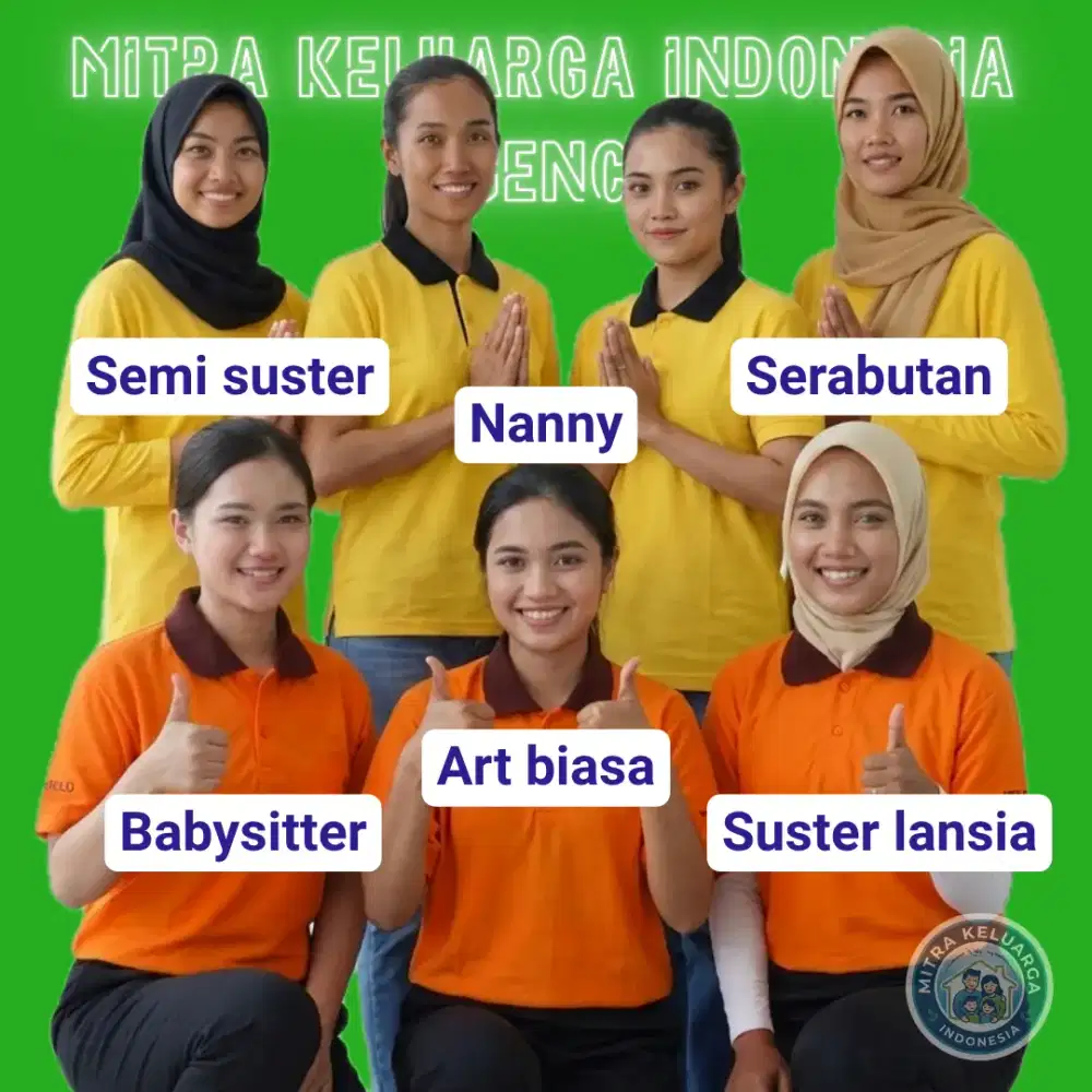 Sedia pembantu, babysitter, suster lansia