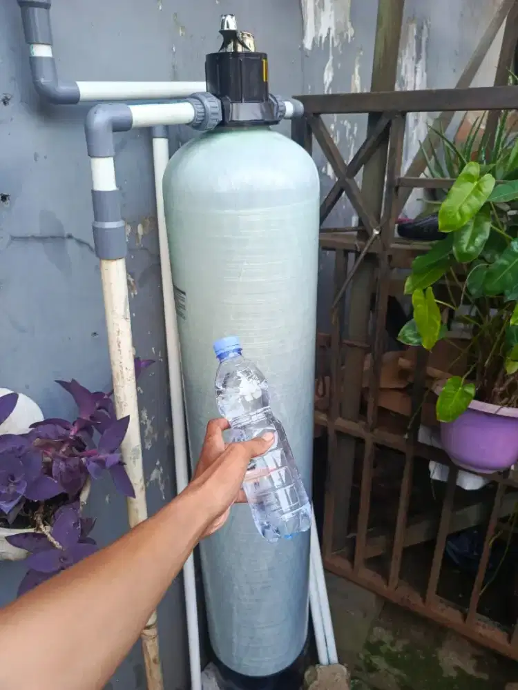 Sepaket filter air dengan media