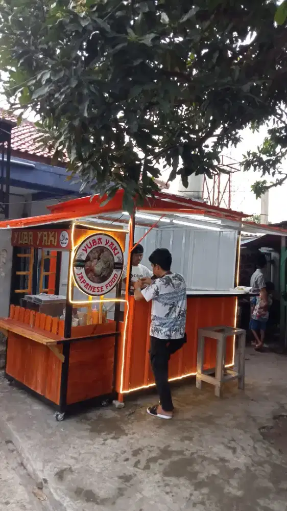 Stend jualan Contener booht ukuran 2x1,5 mtr