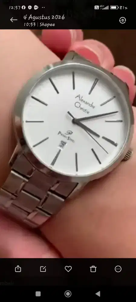 Jam tangan merk alexander christie
