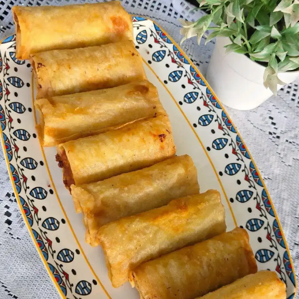 Dimsum Goreng Keju Meleleh Matang