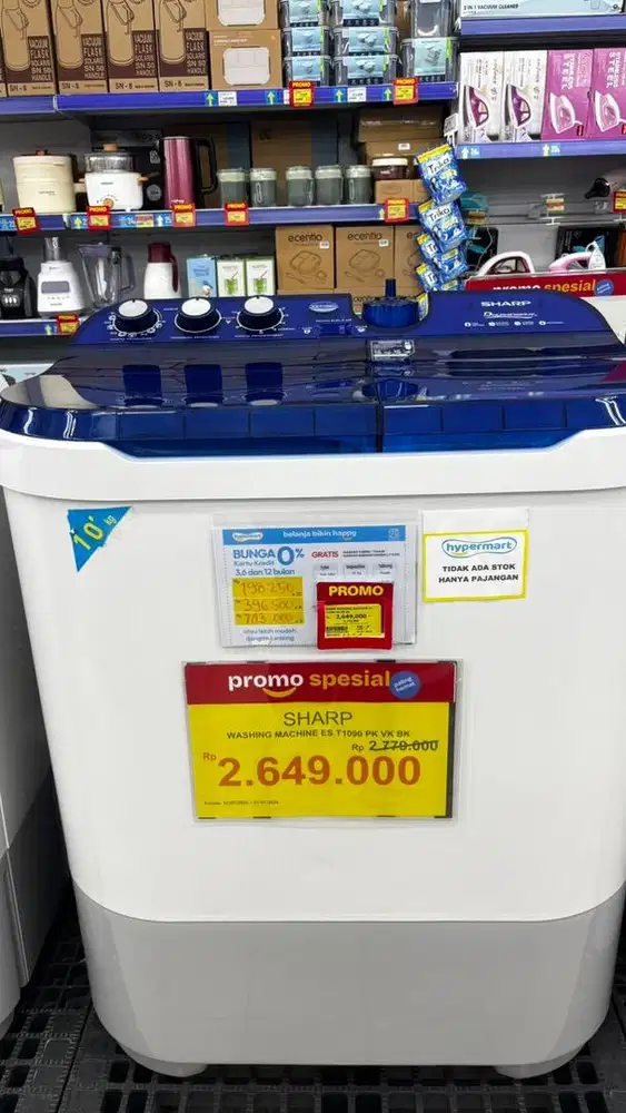 KREDIT MESIN CUCI BISA , SYARAT HANYA KTP