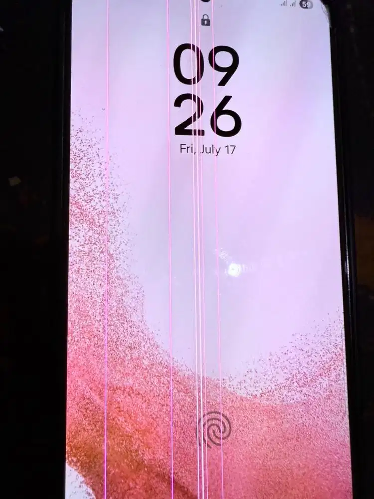 LCD Samsung S22 Plus Ex Copotan Amoled  + Frame Pink Original